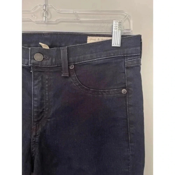 Rag‎ & Bone Legging Zipper Jeans Women’s Dark Indigo Size 29 - Picture 6 of 11